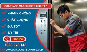 sửa thang máy phường bình tây giá rẻ
