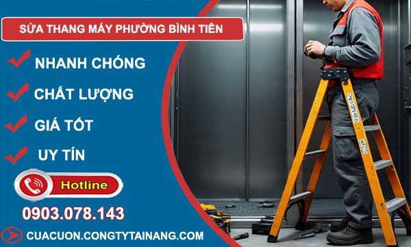 sửa thang máy phường bình tiên