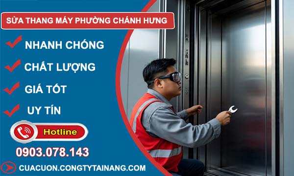 sửa thang máy phường chánh hưng giá rẻ
