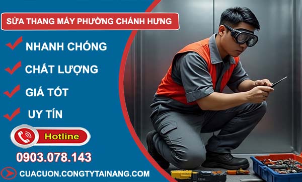sửa thang máy phường chánh hưng