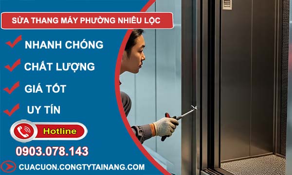 sửa thang máy phường nhiêu lộc uy tín