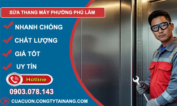 sửa thang máy phường phú lâm giá rẻ