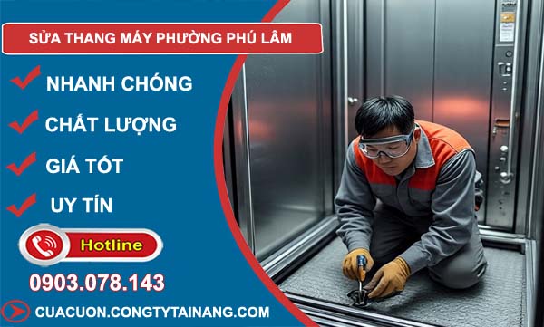 sửa thang máy phường phú lâm uy tín
