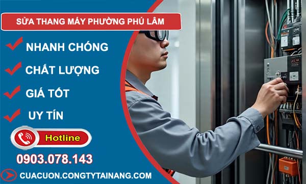 sửa thang máy phường phú lâm