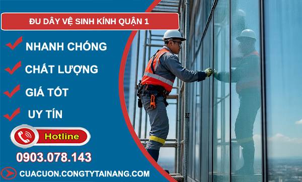 đu dây vệ sinh kính quận 1