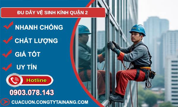 đu dây vệ sinh kính quận 2
