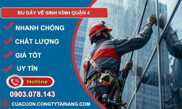 đu dây vệ sinh kính quận 4