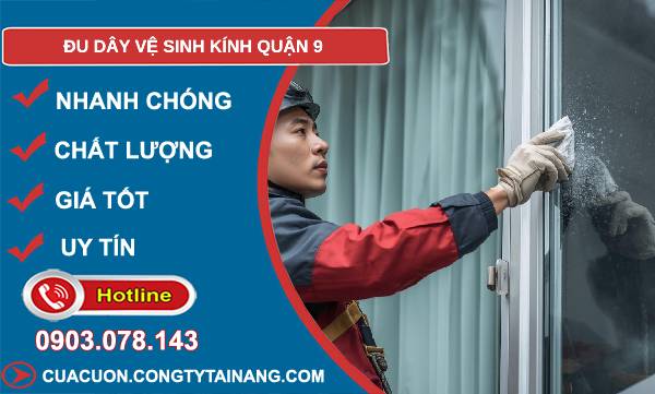 đu dây vệ sinh kính quận 9