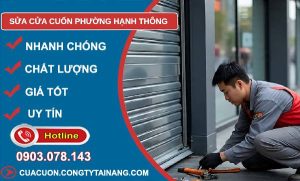 sửa cửa cuốn phường hạnh thông