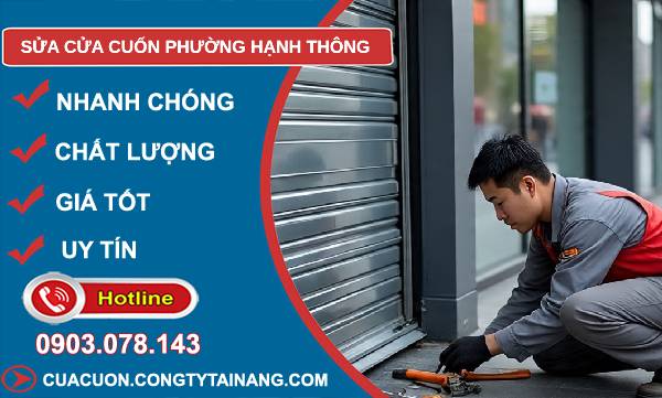 sửa cửa cuốn phường hạnh thông