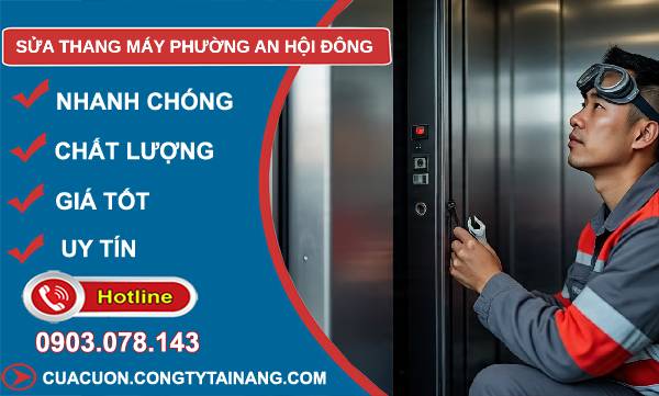 sửa thang máy phường an hội đông giá rẻ