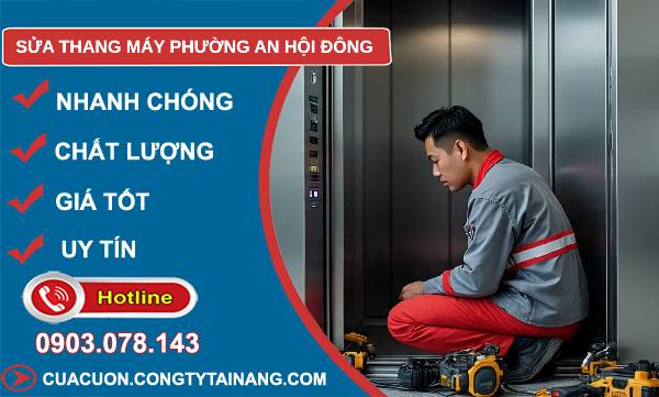 sửa thang máy phường an hội đông uy tín