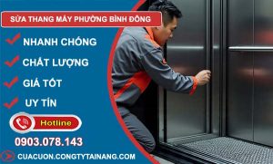 sửa thang máy phường bình đông uy tín