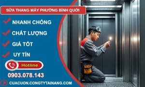 sửa thang máy phường bình quới