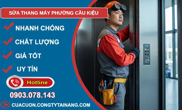 sửa thang máy phường cầu kiệu