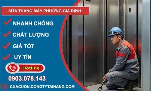 sửa thang máy phường gia định giá rẻ
