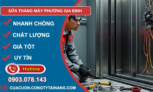 sửa thang máy phường gia định