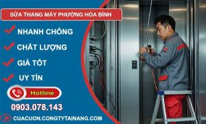 sửa thang máy phường hoà bình giá rẻ
