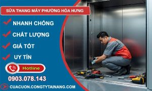 sửa thang máy phường hoà hưng giá rẻ