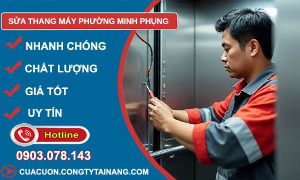 sửa thang máy phường minh phụng giá rẻ