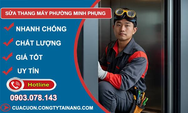 sửa thang máy phường minh phụng uy tín