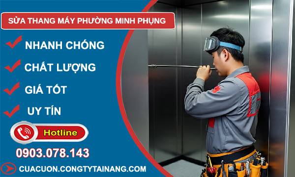 sửa thang máy phường minh phụng