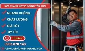 sửa thang máy phường tân sơn giá rẻ