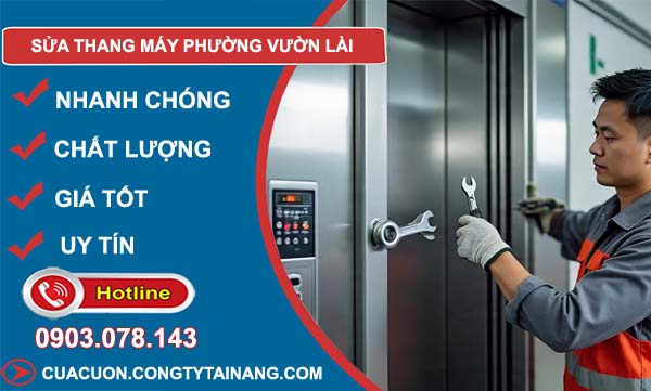 sửa thang máy phường vườn lài uy tín
