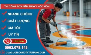 thi công sơn nền epoxy hóc môn