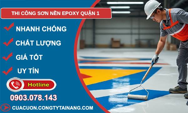 thi công sơn nền epoxy quận 1 giá rẻ