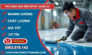 thi công sơn nền epoxy quận 10 uy tín