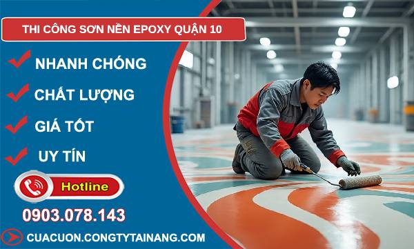 thi công sơn nền epoxy quận 10