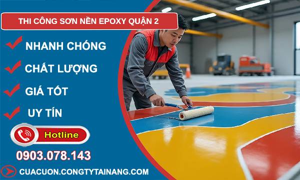 thi công sơn nền epoxy quận 2 giá rẻ