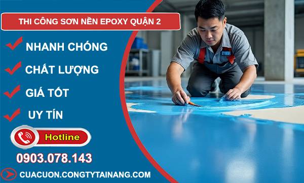 thi công sơn nền epoxy quận 2