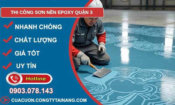 thi công sơn nền epoxy quận 3 uy tín