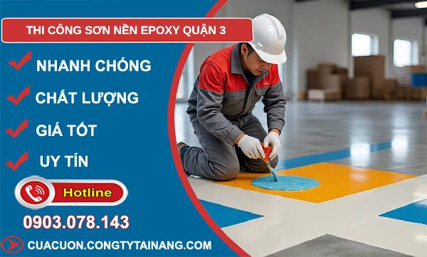 thi công sơn nền epoxy quận 3