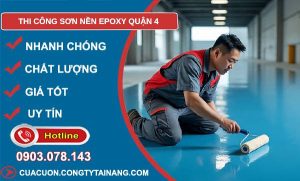 thi công sơn nền epoxy quận 4 giá rẻ