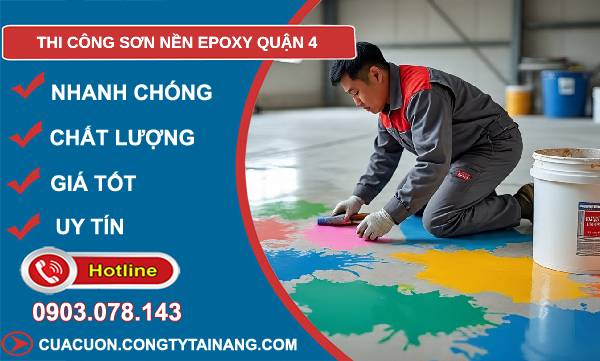 thi công sơn nền epoxy quận 4