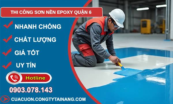 thi công sơn nền epoxy quận 6