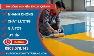 thi công sơn nền epoxy quận 9 giá rẻ