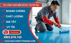 thi công sơn nền epoxy tại bà rịa giá rẻ
