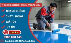 thi công sơn nền epoxy tại bạc liêu