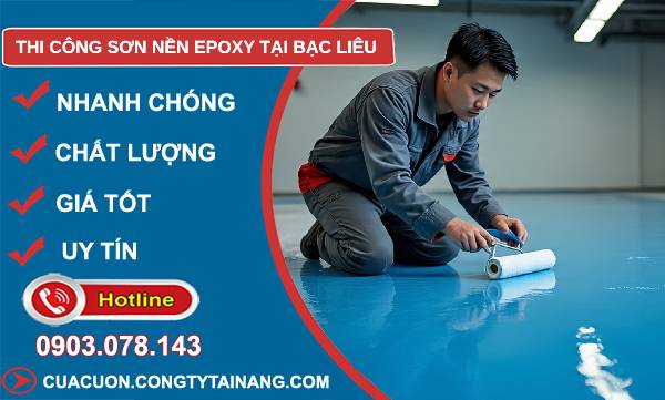 thi công sơn nền epoxy tại bạc liêu uy tín