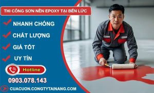 thi công sơn nền epoxy tại bến lức giá rẻ