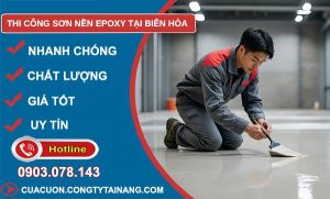 thi công sơn nền epoxy tại biên hoà giá rẻ