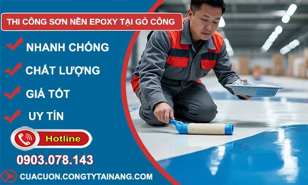 thi công sơn nen epoxy tại gò công giá rẻ