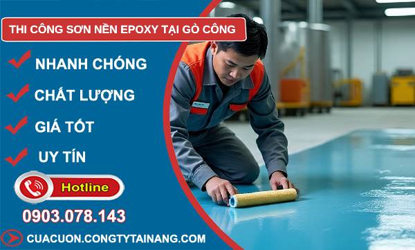 thi công sơn nen epoxy tại gò công
