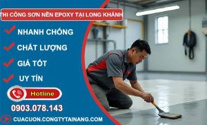 thi công sơn nền epoxy tại long khánh giá rẻ