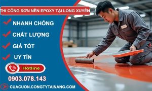 thi công sơn nền epoxy tại long xuyên giá rẻ