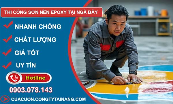 thi công sơn nen epoxy tại ngã bãy giá rẻ